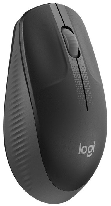 Logitech M190 Ratón Inalámbrico Ambidextro Negro/Gris